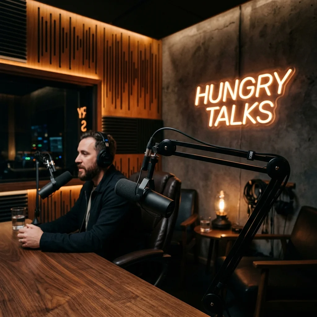 Hungry Talks Multicam Podcast Studio Set